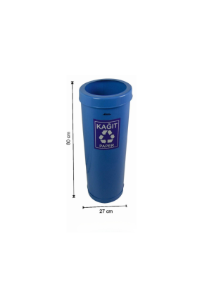 Geri Dönüşüm Kovası Boyalı Çemberli 81 Litre