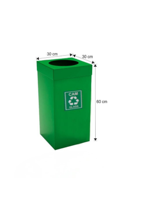 Sıfır Atık Cam Geri Dönüşüm Kovası - 54 Litre Sıfır Atık Cam Geri Dönüşüm Kovası - 54 Litre