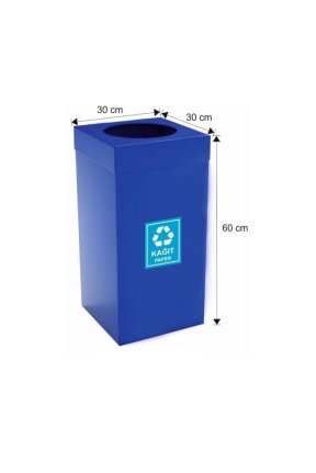 Sıfır Atık Kağıt Geri Dönüşüm Kovası - 54 Litre