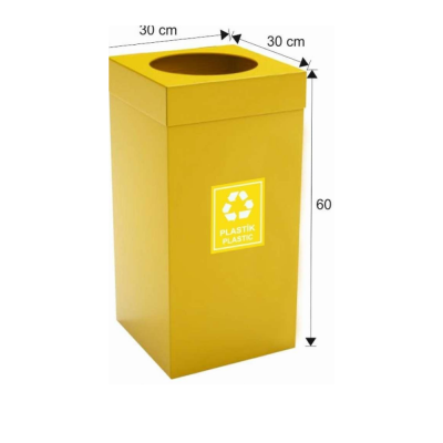Sıfır Atık Plastik Geri Dönüşüm Kovası - 54 Litre