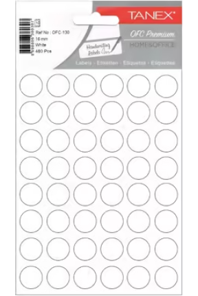 Tanex Ofc-132 Beyaz Ofis Etiketi