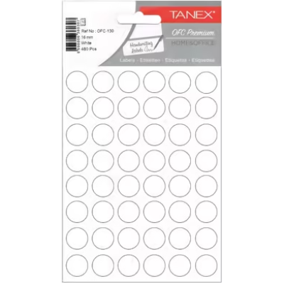 Tanex Ofc-132 Beyaz Ofis Etiketi