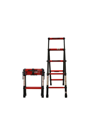 4+5 Basamak Çift Kanat Teleskopik Merdiven