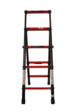 4+5 Basamak Çift Kanat Teleskopik Merdiven