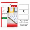 Tanex TW-2003 210x99 mm Lazer Etiket 100 Sayfa 300 Adet