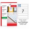 Tanex TW-2007 200x37 mm Lazer Etiket 100 Sayfa 700 Adet