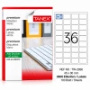 Tanex TW-2036 45x30 mm Beyaz Laser Etiket 100'lü Paket