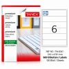 Tanex TW-2047 210x47,81 mm Lazer Etiket 100 Sayfa 600 Adet