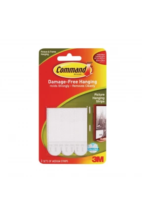 3M Command 17201-4Pk Orta Boy Cırt Cırt Bant