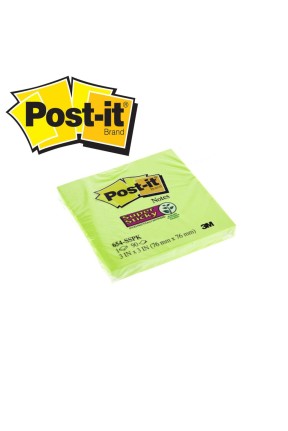3M Post-It 654 Not Kağıdı 76 x 76 mm Yeşil 90 Yaprak 