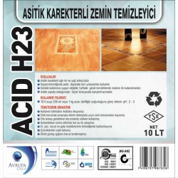 ACID H23 Asitik Karakterli ZeminTem.10 Litre
