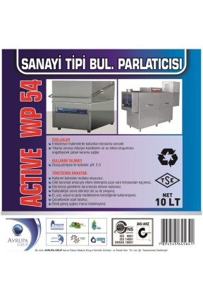 ACTİVE WP54 San.Tipi Bul.Mak.Parlatıcısı 10 Litre 