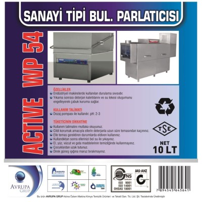 ACTİVE WP54 San.Tipi Bul.Mak.Parlatıcısı 10 Litre