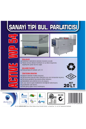 ACTİVE WP54 San.Tipi Bul.Mak.Parlatıcısı 20 Litre 