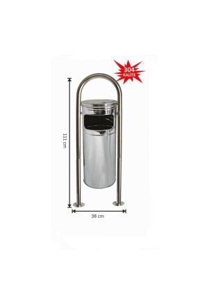 Bahçe tipi Çöp Kovası Paslanmaz 304 Kalite