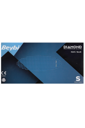 Beybi Dıamond Mavi Nitril Eldiven S Beden