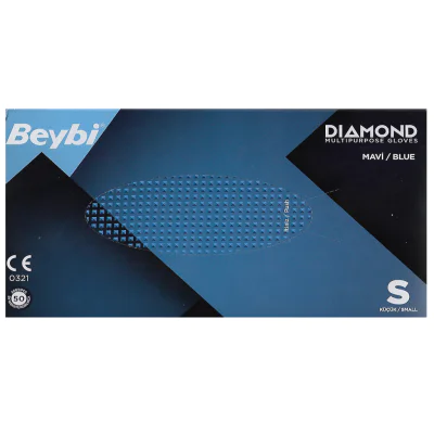 Beybi Dıamond Mavi Nitril Eldiven S Beden Beybi Dıamond Mavi Nitril Eldiven S Beden