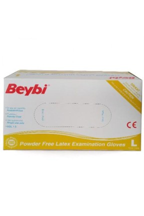 Beybi Pudrasız Muayene Eldiveni L Beden 100 Lü