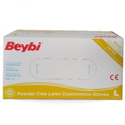 Beybi Pudrasız Muayene Eldiveni L Beden 100 Lü Beybi Pudrasız Muayene Eldiveni L Beden 100 Lü