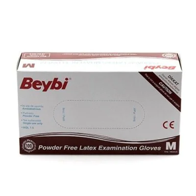 Beybi Pudrasız Muayene Eldiveni M Beden 100 Lü Beybi Pudrasız Muayene Eldiveni M Beden 100 Lü