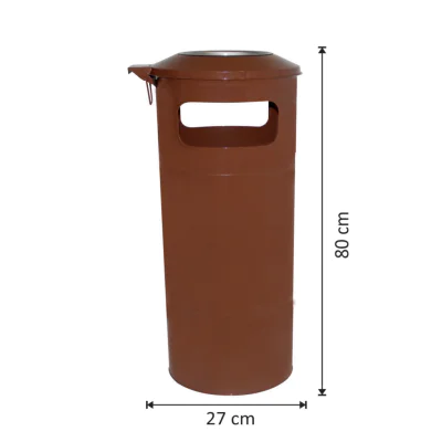Boyalı Metal İç Kovalı Küllük 27 Litre Boyalı Metal İç Kovalı Küllük 27 Litre