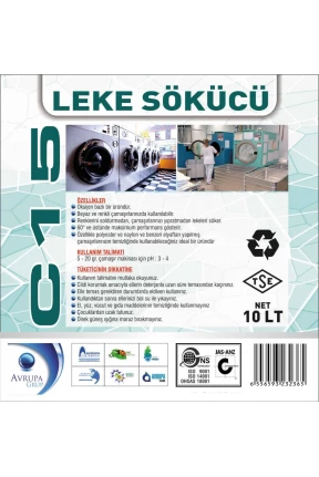 C 15 Leke Sökücü Ürün 10 Litre