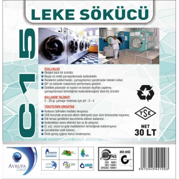 C 15 Leke Sökücü Ürün 30 Litre