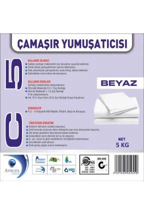 C5 Çamaşır Yumuşatıcısı Beyaz 10 Litre