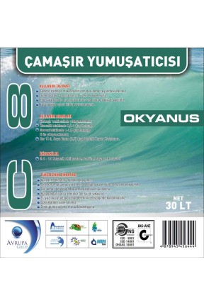 C8 Çamaşır Yumuşatıcısı Okyanus 30 Litre