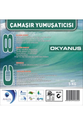 C8 Çamaşır Yumuşatıcısı Okyanus 5 Litre