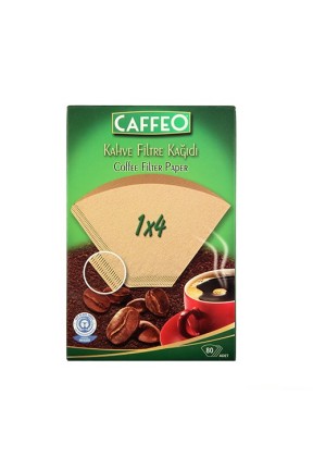 Caffeo Filtre Kahve Kağıdı 1x4 80'li Paket Caffeo Filtre Kahve Kağıdı 1x4 80'li Paket