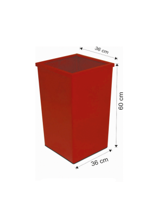 Çemberli Çöp Kovası 79 Litre Boyalı