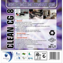 CLEAN CG8 Genel Temizlik Maddesi Çam Kokulu 30 Litre