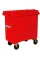 Çöp Konteyner 660 Litre A Kalite Kırmızı Çöp Konteyner 660 Litre A Kalite Kırmızı