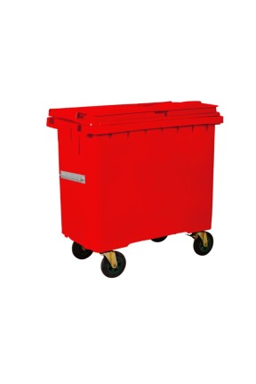 Çöp Konteyner 770 Litre A Kalite Kırmızı
