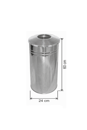 Çöp Kovası Paslanmaz 27 Litre