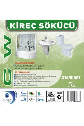 CW Kireç Çözücü / Banyo Temizleyicisi 5 Kg