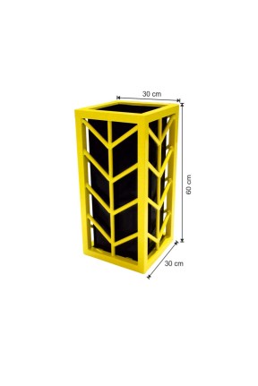 Dekoratif Dış Alan Çöp Kovası 30 Litre