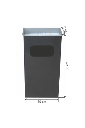 Dikdörtgen Küllüklü Çöp Kovası Boyalı 30 Litre Dikdörtgen Küllüklü Çöp Kovası Boyalı 30 Litre