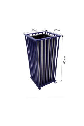 Dış Alan Dekoratif Çöp Kovası 63 Litre