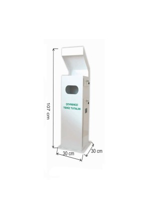 Dış Mekan Çöp Kovası ve Küllük Kilitli