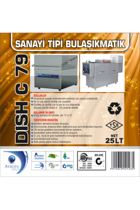 DISCH C79 San.Tipi Bulaşık Makinesi Deterjanı 25 Litre