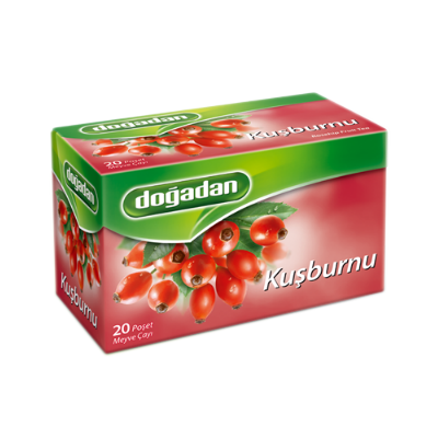 Doğadan Kuşburnu Çayı 20*2 Gr Doğadan Kuşburnu Çayı 20*2 Gr
