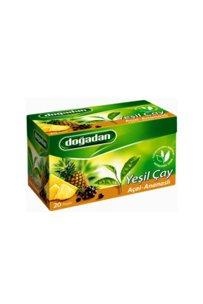 Doğadan Yeşil Çay Ananas-Açaili Bitki Çayı  20*1.7 Gr
