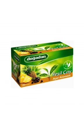 Doğadan Yeşil Çay Ananas-Açaili Bitki Çayı 20*1.7 Gr Doğadan Yeşil Çay Ananas-Açaili Bitki Çayı 20*1.7 Gr
