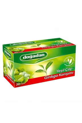 Doğadan Yeşil Çay Ginkgo Karışımı 20*1.7 Gr Doğadan Yeşil Çay Ginkgo Karışımı 20*1.7 Gr