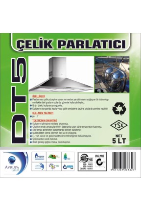 DT 5  Paslanmaz Çelik Parlatıcısı 5 Litre