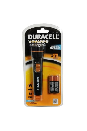 Duracell Stl-3 Led Lambalı El Feneri Kalem Pil Hediyeli