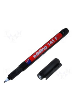 Edding 141F Asetat Kalemi 0.6mm 10 Lu Kutu Kırmızı