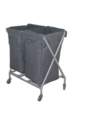 Euro Çamaşır Toplama (1+1) 100 Litre Brandalı Boyalı